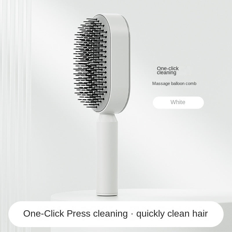 Self-Cleaning 3D Hairbrush | Scalp Massaging Anti-Hair Loss Comb - Daily Ease Depot