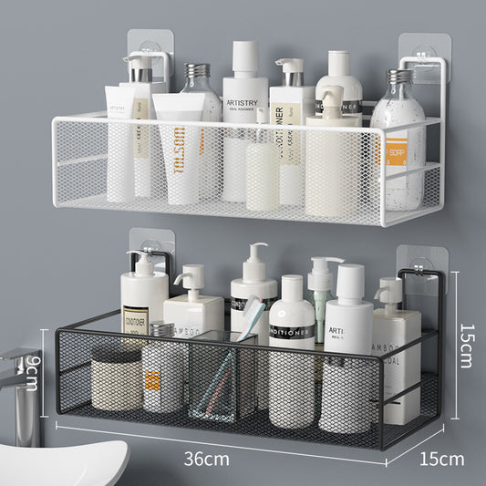 EasyMount: Wall-Mounted Bathroom Shelf Organizer - Daily Ease Depot