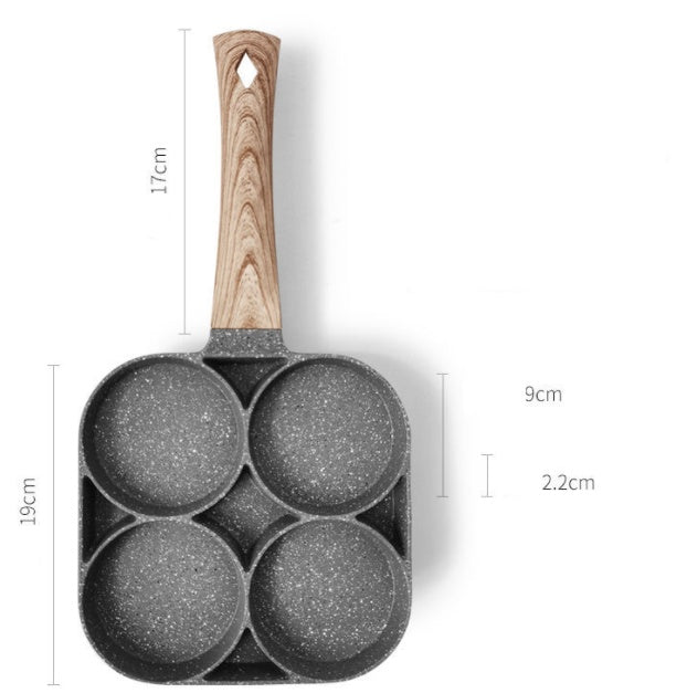 Easy Cook 4-Hole Egg Pan - Daily Ease Depot