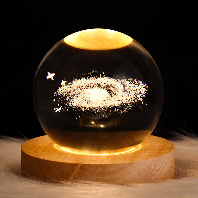 3D Crystal Galaxy Lamp | LED Night Light for Home & Gifts - Daily Ease Depot