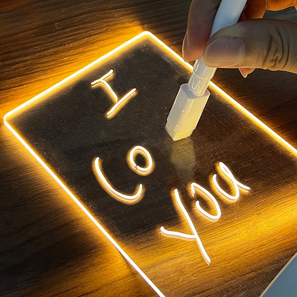 Creative LED Message Board Night Lamp | USB-Powered Gift - Daily Ease Depot