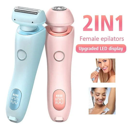 2-in-1 USB Rechargeable Hair Remover & Epilator - Daily Ease Depot