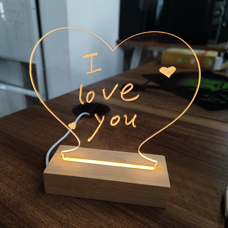 Creative LED Message Board Night Lamp | USB-Powered Gift - Daily Ease Depot