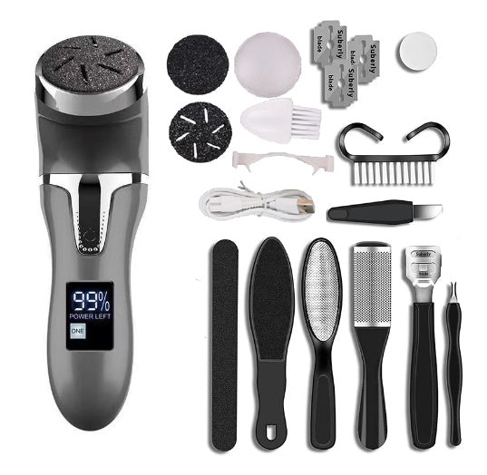 Electric Foot Scrubber with LCD Display - Daily Ease Depot