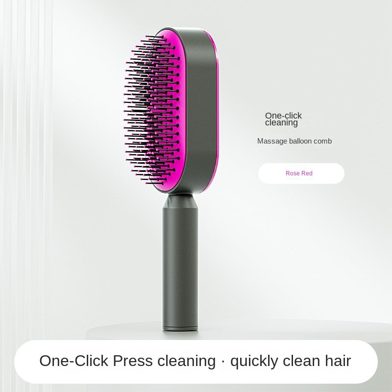 Self-Cleaning 3D Hairbrush | Scalp Massaging Anti-Hair Loss Comb - Daily Ease Depot