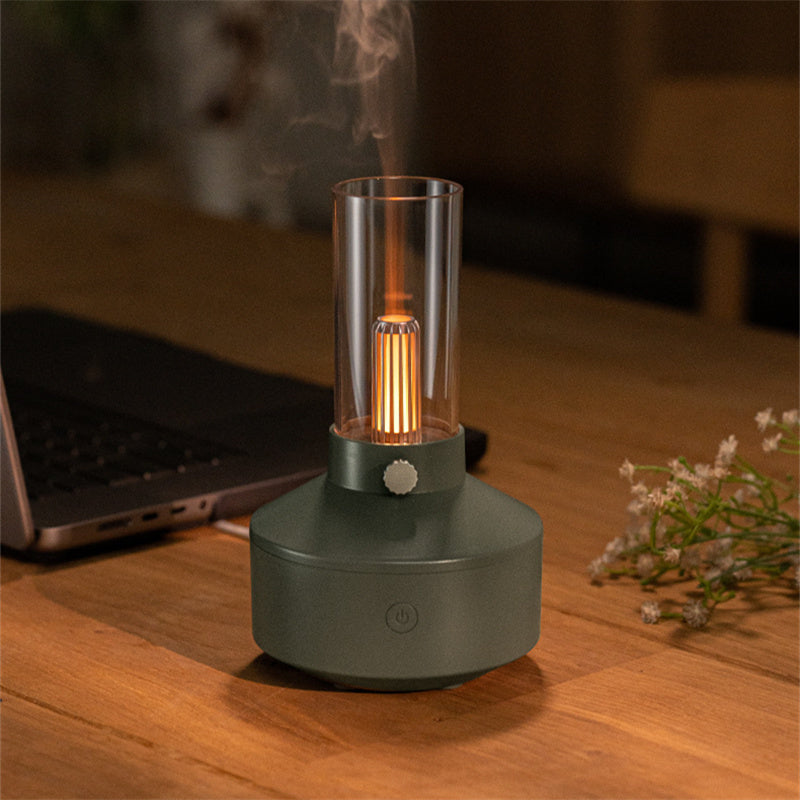 Retro Light Aroma Diffuser Essential Oil LED Light Filament Night Light Air Humidifier For Home - Daily Ease Depot